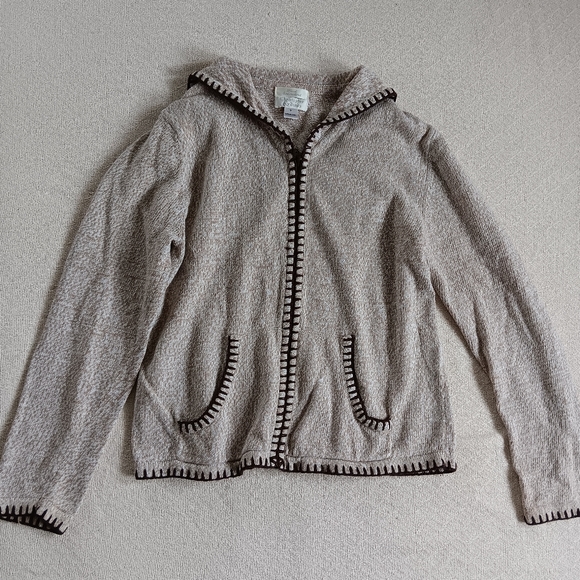 c&b ♡ hand embroidered sweater y2k vintage christopher and banks - Picture 1 of 12